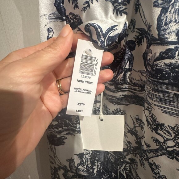BNWT Aritzia The Group 100% Silk Pajamas XS/S Nightside - Picture 11 of 14